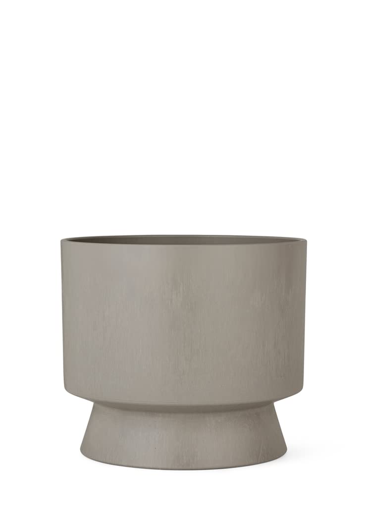 Rosendahl Recycled Flower Pot, Sand, 9.4" D x 8.3" H, Designed by Signe Wenneberg, Gift Box Included