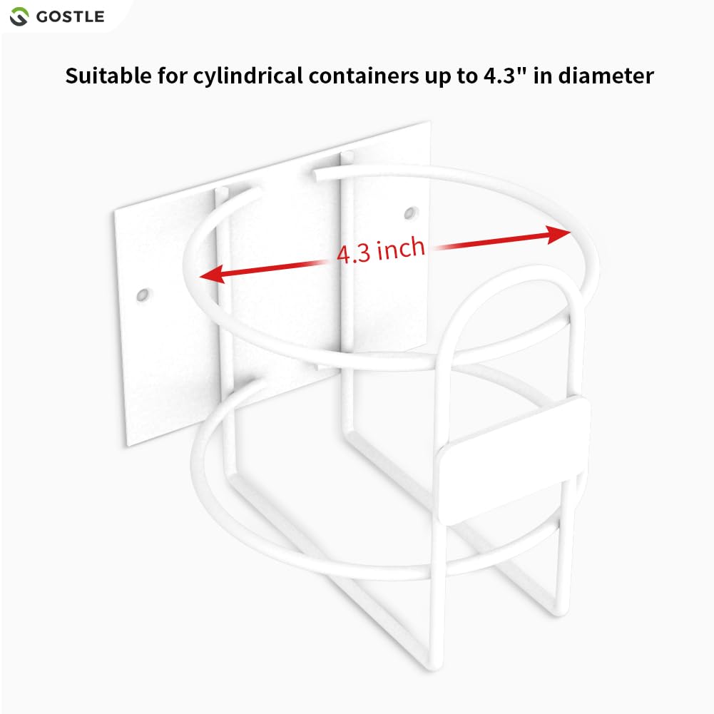 Wipes Holder, Wall Bracket for Cleaning Wipes - Two Ways of Installation: Wall-Mount & Adhesive Stickers - Ideal for Kitchen Bathroom Household Office Classroom Gym - No Wipes Included