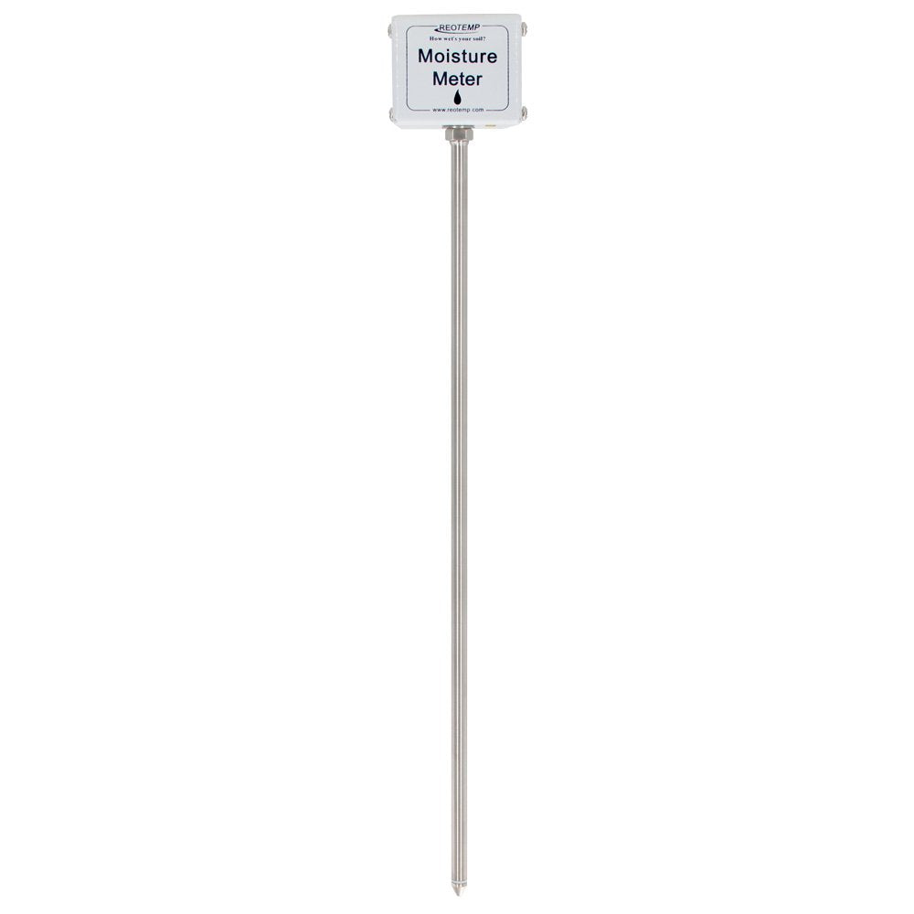 Reotemp 15 Inch Garden and Compost Moisture Meter, Garden Tool Ideal for Soil, Plant, Farm and Lawn Moisture Testing