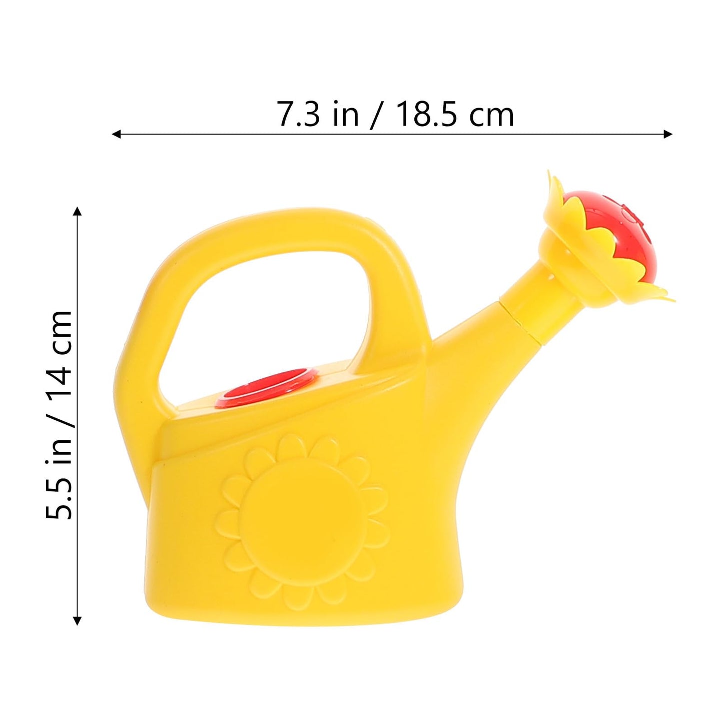 TOYANDONA 3pcs Toy Watering Can for Kids - Plastic Watering Cans Garden Flower Water Pot for Spring Summer Outdoor Bath Beach Sand Toys (Random Color)