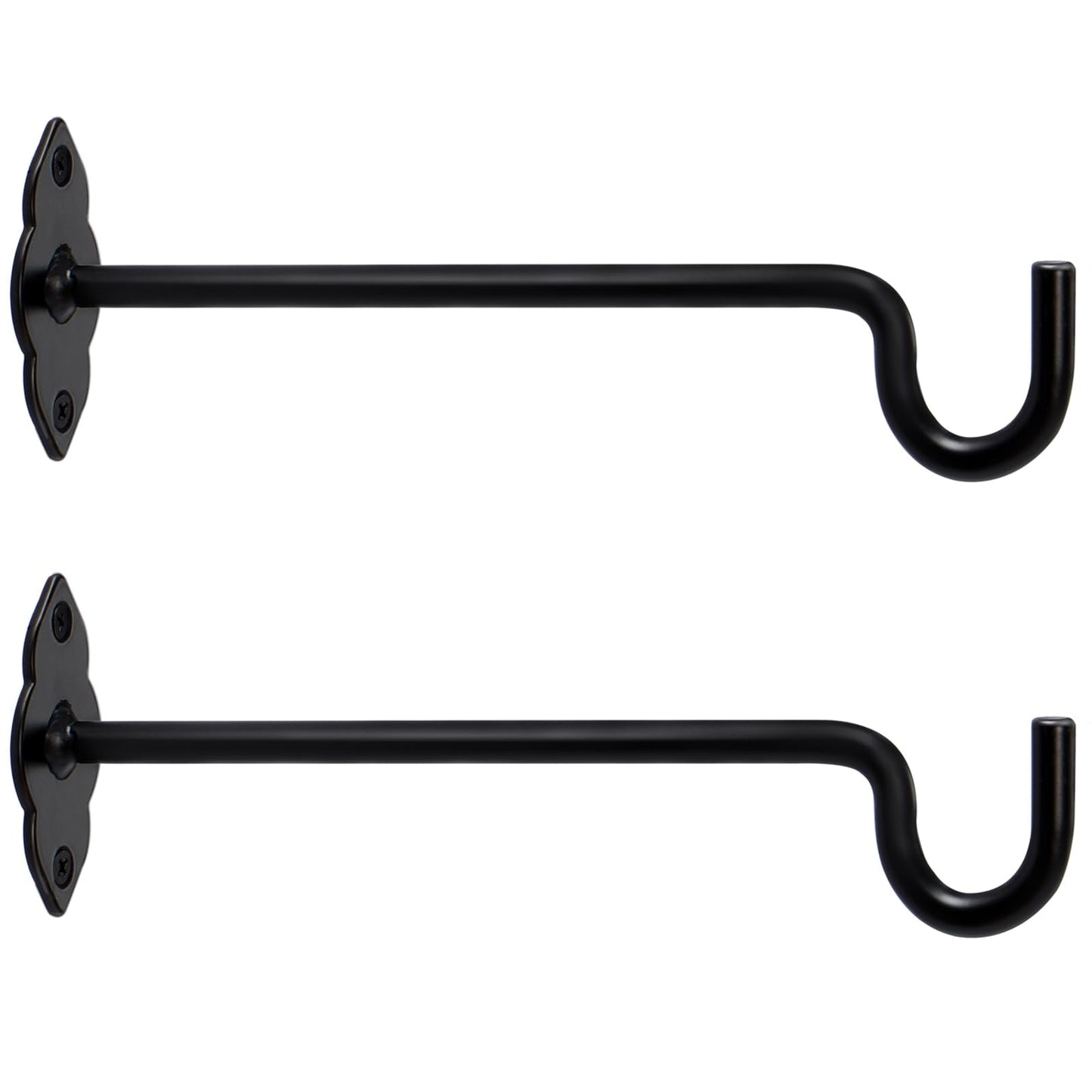 XIDING 10 Inch 2 Pack Plant Hangers Outdoor or Indoor Plant Hooks Hanging Plant Bracket for Home Decor Bird Feeders
