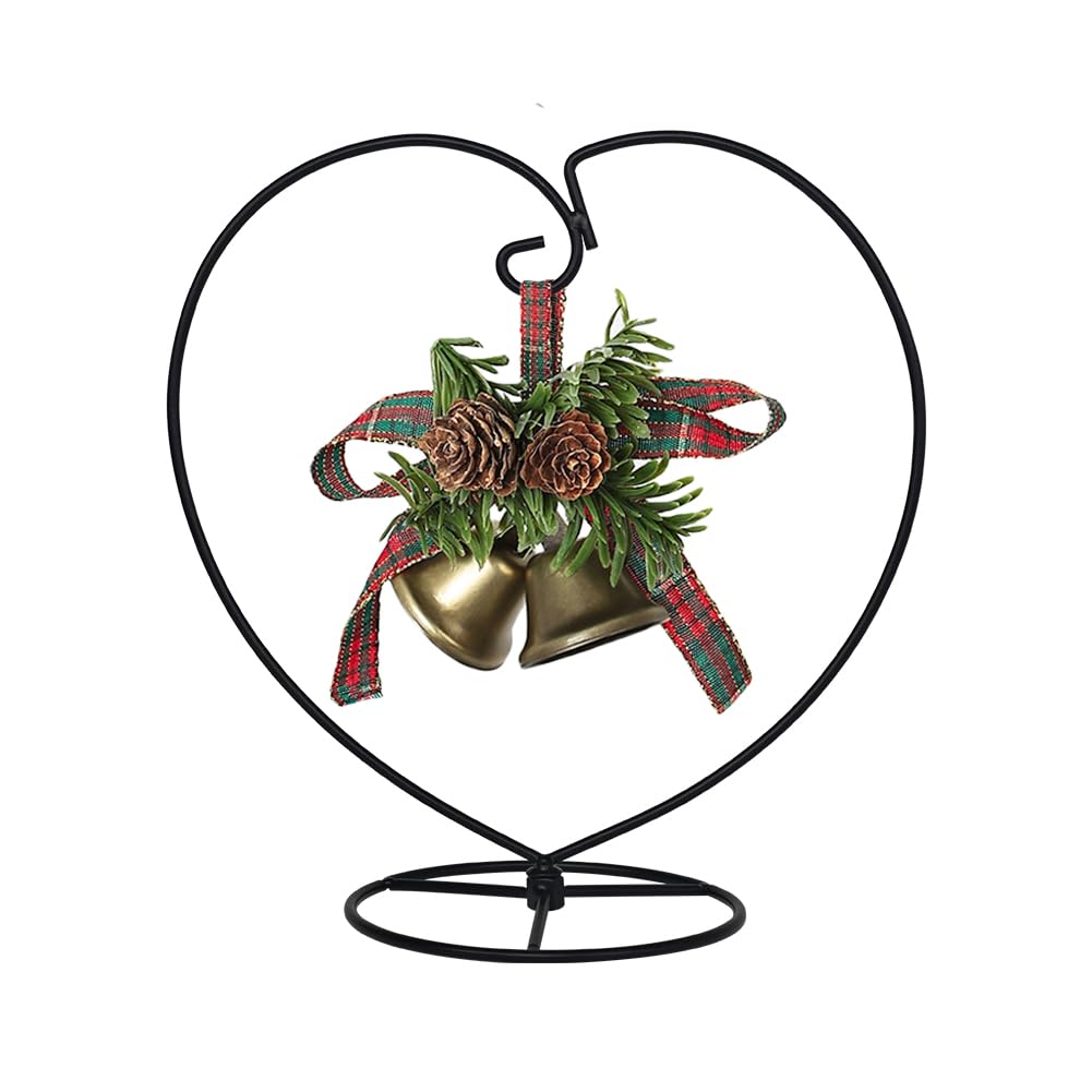CXLE Ornament Display Stand, Ornament Stand Holder Iron Pothook Stand for Hanging Glass Globe Air Plant Terrarium, Witch Ball, Christmas Ornament and Home Wedding Decoration