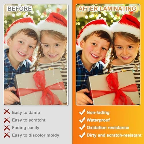 CAREGY 300 Pack Laminating Sheets, Hold 11 x 17 Inch Sheet, 3 Mil Clear Thermal Laminating Pouches 11.5 x 17.5 Inch Lamination Sheet Paper for Laminator, Round Corner