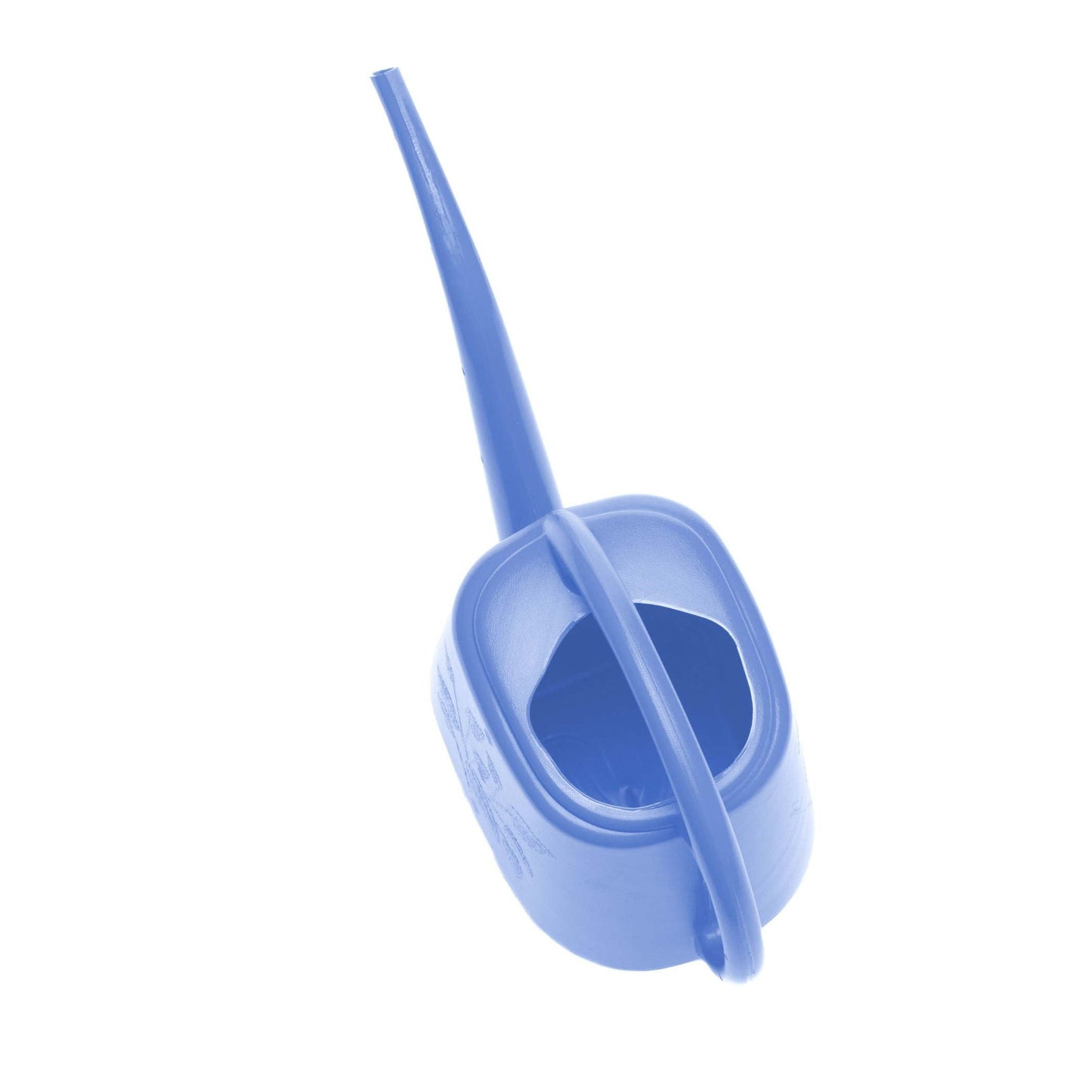 Bloem Aqua Rite 56 Fl Oz Plastic Watering Can - Indoor & Outdoor, Narrow Spout, Comfortable Dual Handles for Flowers & Houseplants, Peri-Blue