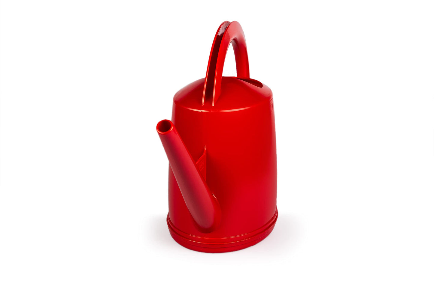 Consolidated Plastics Durable Swiss Watering Can with UV Protection, Ergonomic Handle for Indoor/Outdoor Gardening, Made in Switzerland (7 Liter, Red)