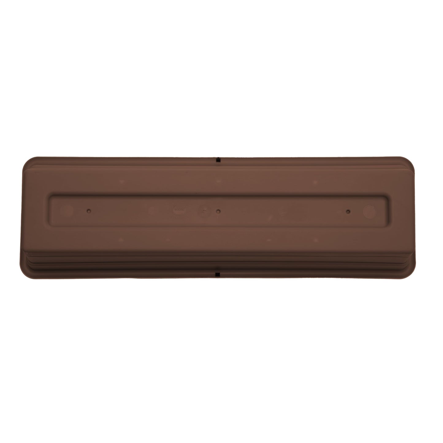 Bloem Dura Cotta Window Box Planter w/Tray, 18", Chocolate (DCBT18-45), 2 Gallon