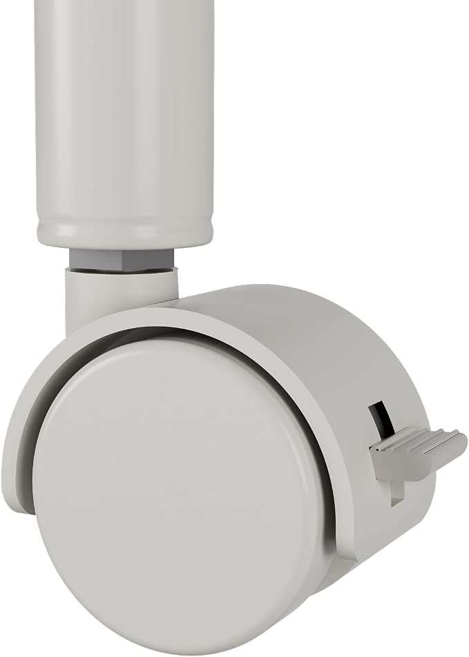 SINGAYE 3 Small Shelves Storage Shelf Wire Shelving Unit Metal Shelf Adjustable Organizers Storage Shelving with Wheels for Bathroom Laundry Room Kitchen Pantry11.5”D x 17.5”W x 30.5”H White