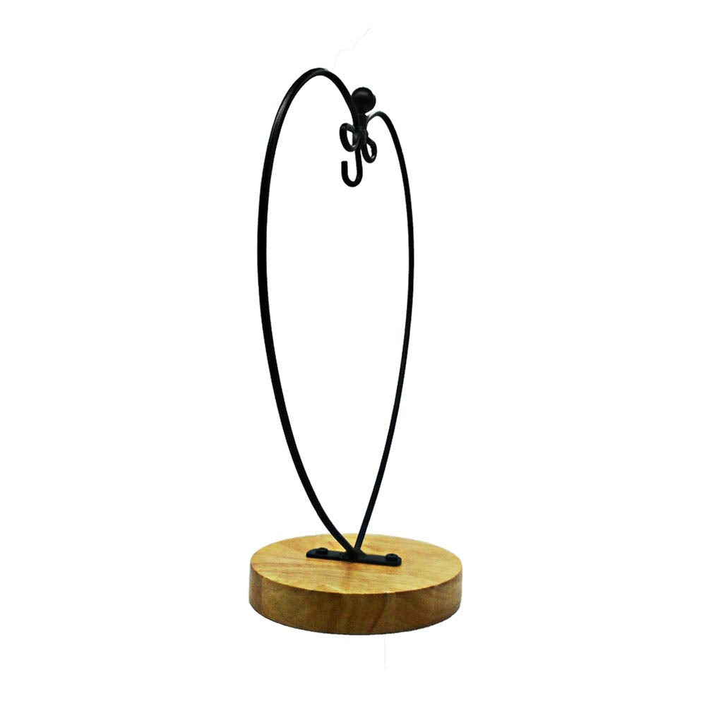 Ornament Display Stand, Ornament Stand Holder Iron Pothook Stand for Hanging Glass Globe Air Plant Terrarium, Witch Ball, Christmas Ornament and Home Wedding Decoration