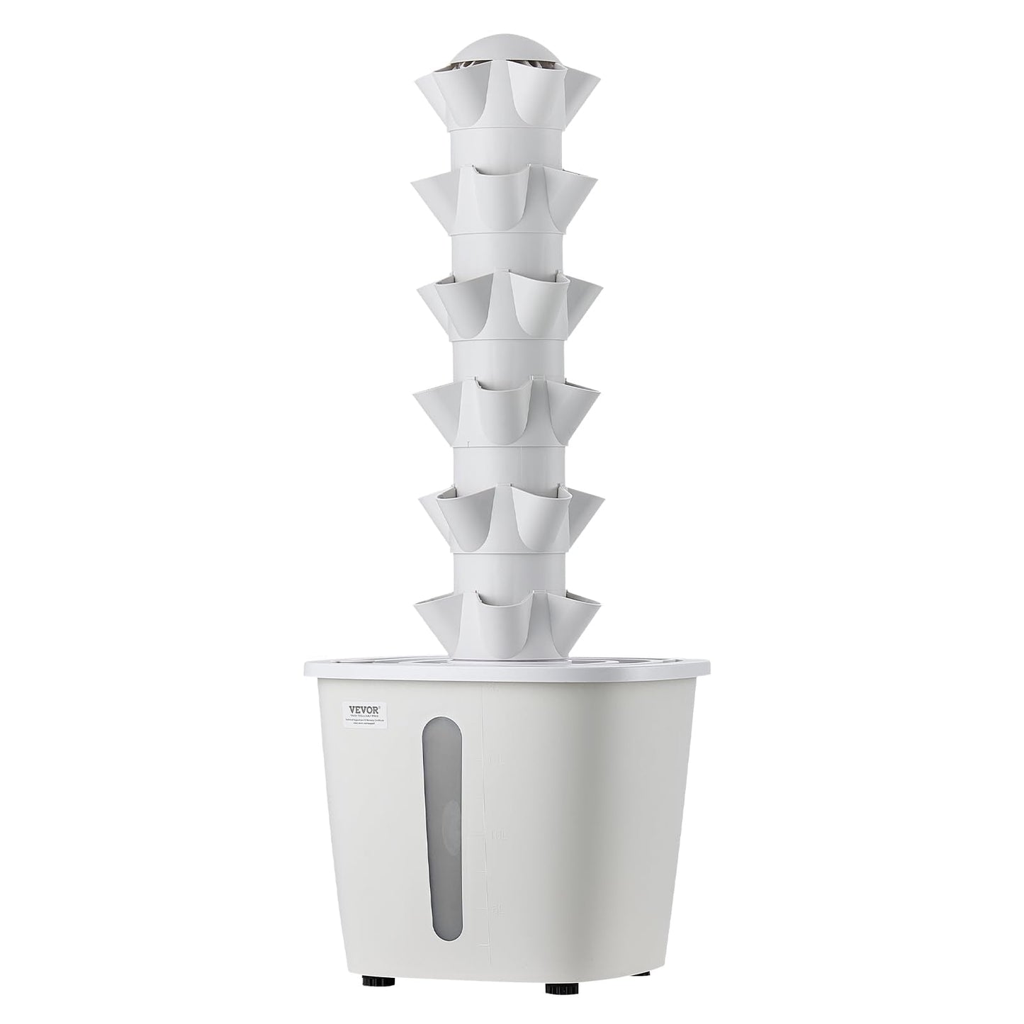 VEVOR Hydroponic Tower, 30 Pods 6 Tiers Hydroponics Growing System Kit with App Control, Vertical Home Garden with 20L Water Tank & Pump, Planter Germination Kit for Indoor Herbs, Fruits, Vegetables
