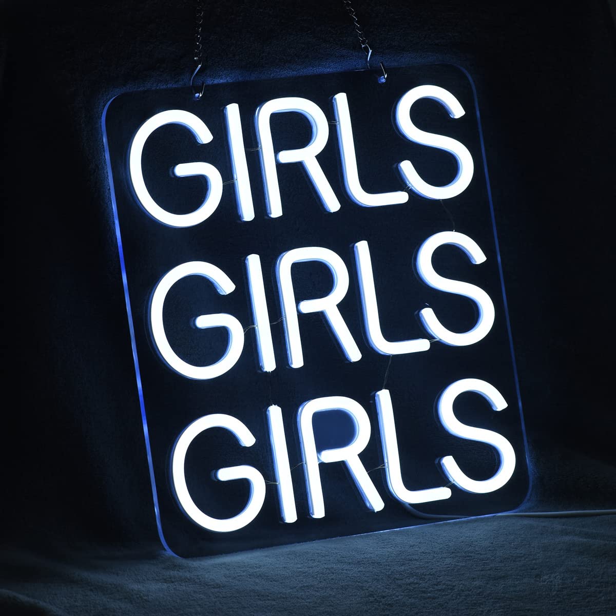 Neon Signs Girls Beer Bar Home Art Neon Light LED Neon Lights Sign with Dimmer for Bedroom Office Hotel Pub Cafe Recreation Room Man Cave Wall Sign Decor(Pink)