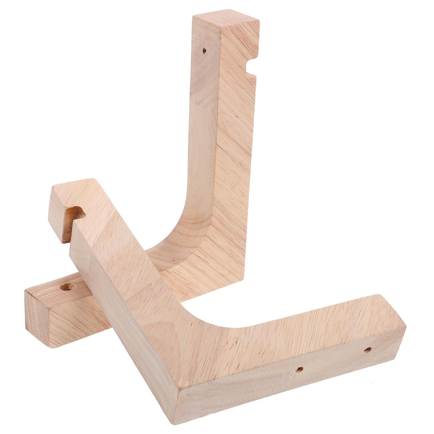 VOSAREA 2pcs Wooden Plant Hooks Heavy-Duty Wall Mount Plant Hangers for Indoor and Outdoor Hanging Planters Ceiling and Wall Bracket Supports