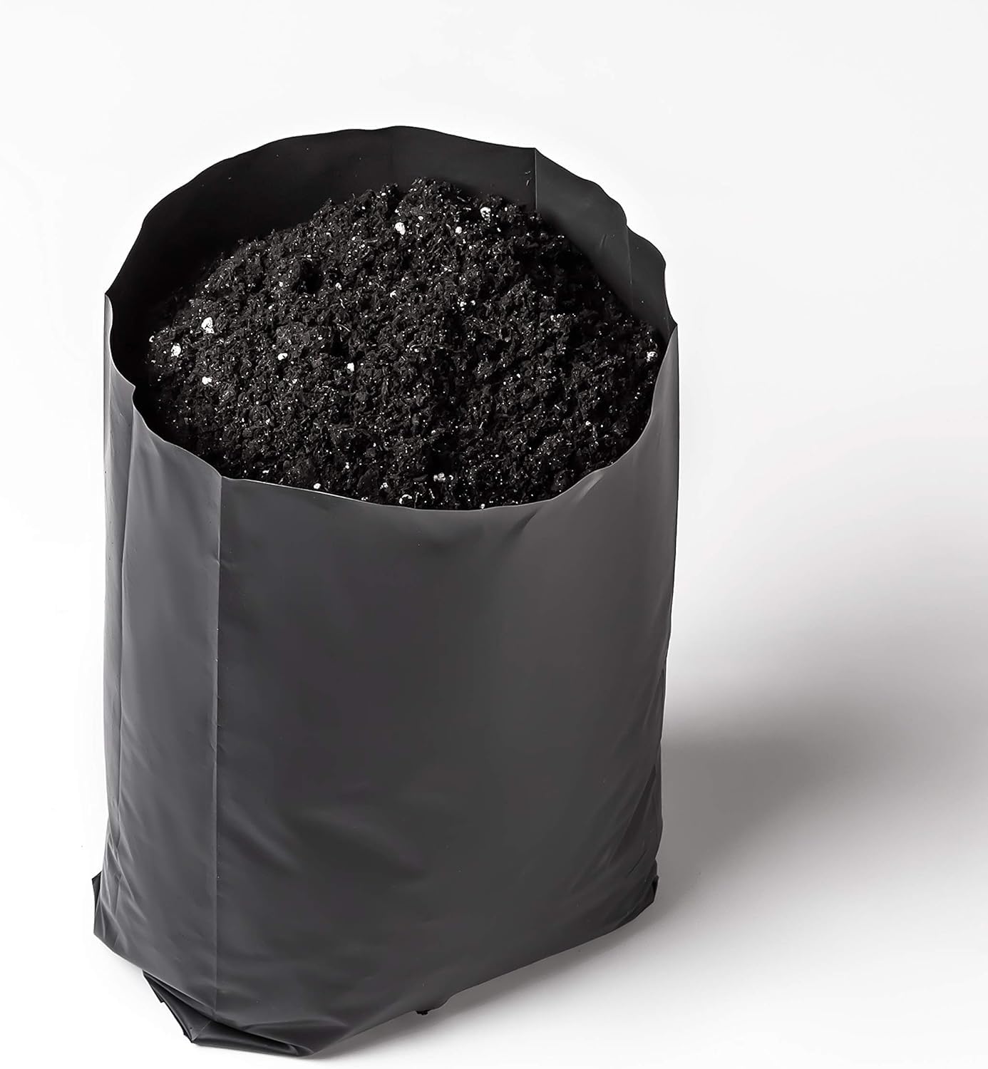 Plastic Plant Nursery Pot/Pots 25 pcs 9.84""/11.4"" 25/29cm 2.64 gal Seed Starter Pot Transplanting Planter Container Drainage Holes Starter Gardening Fruittrees Nursery Outdoor Starting pots, Black