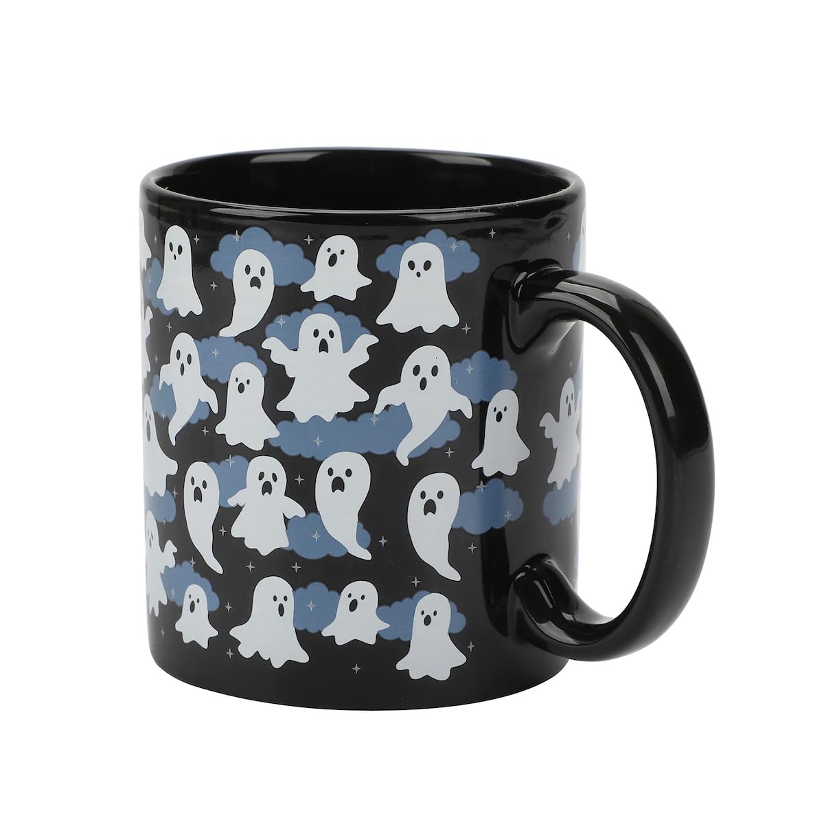 Bioworld Halloween Ghosts & Scary Icons 2-Pack 16 Oz Ceramic Mugs