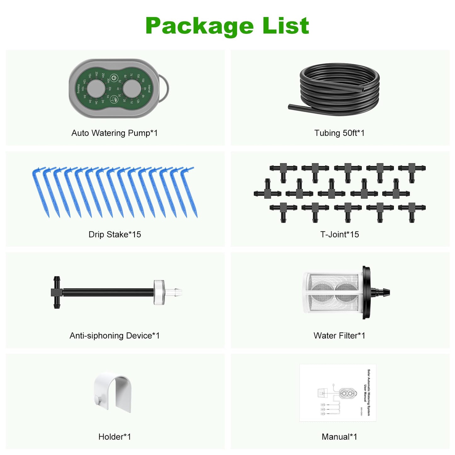 Automatic Plant Waterer Indoor Self Watering System for Pot Plant,Battery Powered Outdoor IPX5 Waterproof Auto Drip Irrigation Kit Beginner-Friendly Water 15 Plants