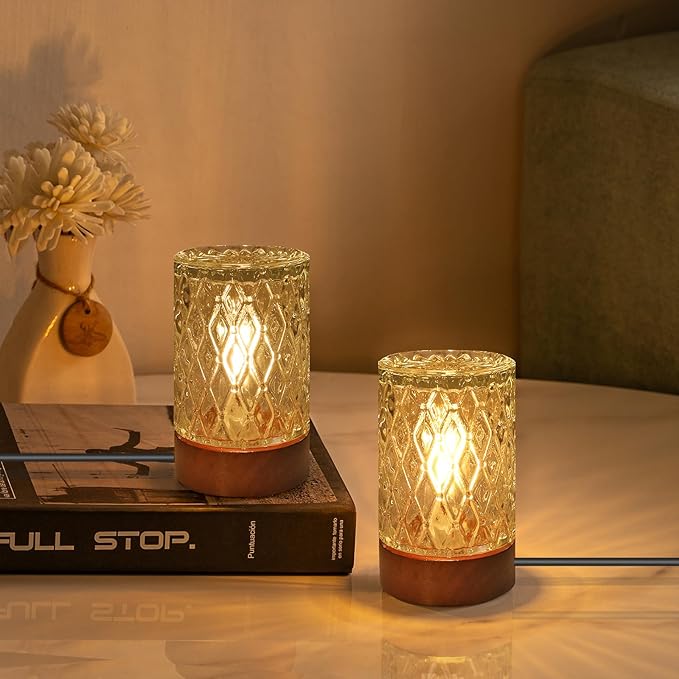 Mini Night Light with Adjustable Brightness,Ambient Lighting,Night Light with Timer, Dimmable Small Night Lamp for Nightstand/Bedroom,Warm Light lamp,Night Lights for Adults