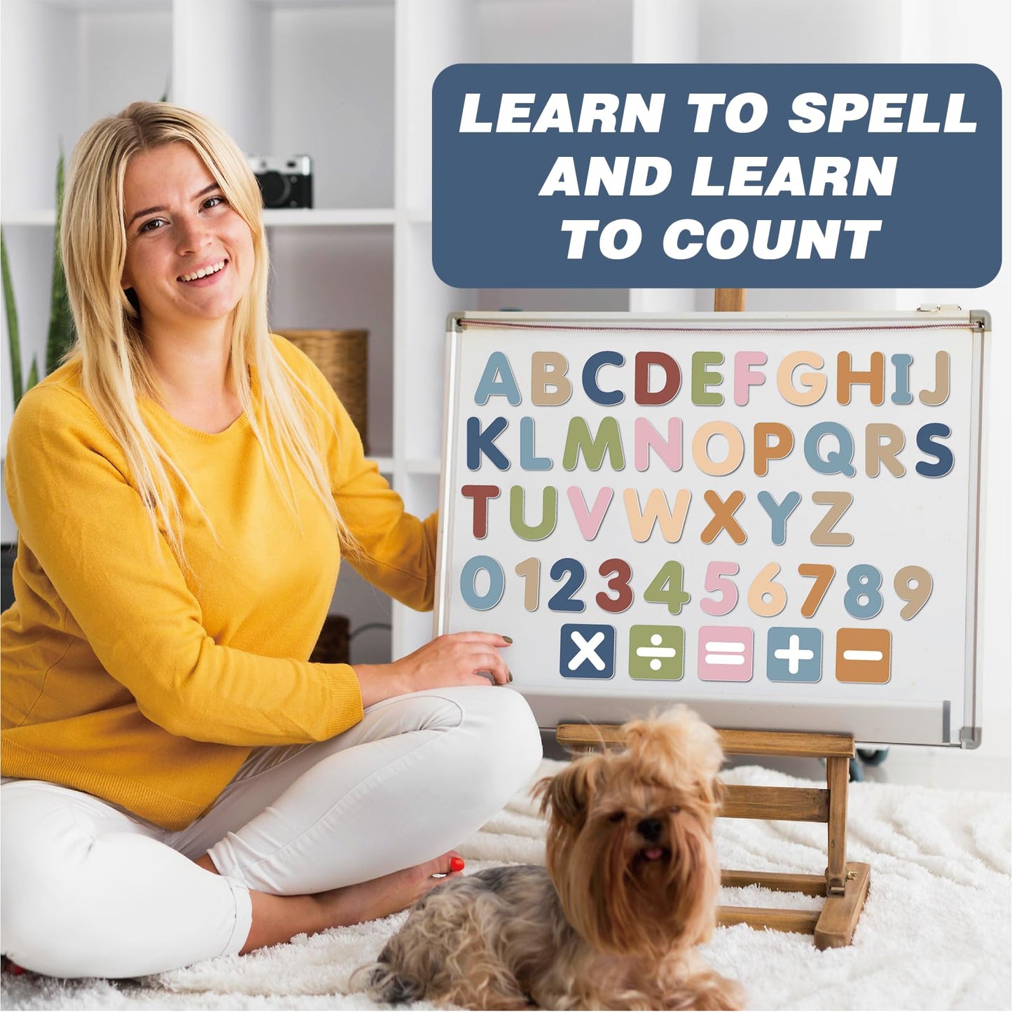 77 PCS Magnetic Letters and Numbers Fridge Magnets ABC Alphabet 123 Math Educational Learning Refrigerator Whiteboard