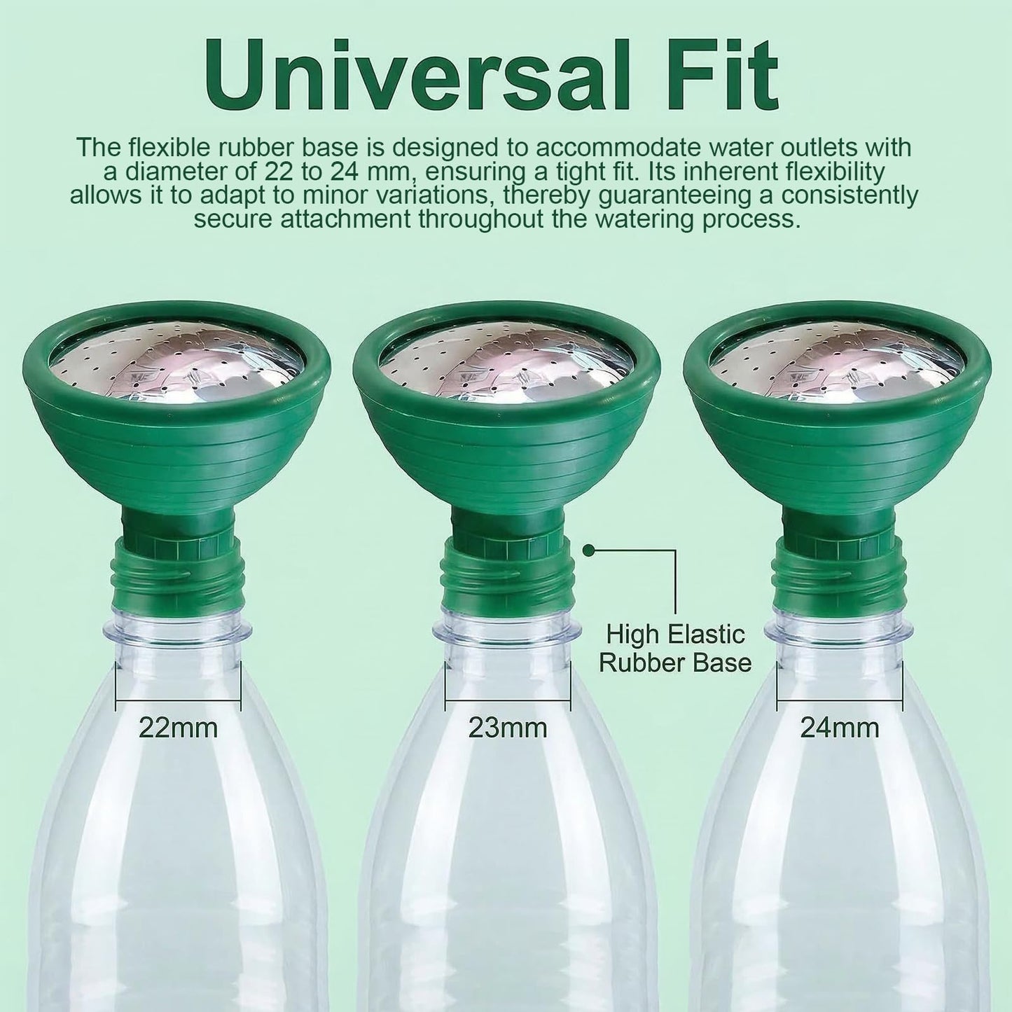 Shgxjjnb 4 Pack Watering Can Head, Watering Can Replacement Head, Universal Garden Watering Can Rose Head Water Sprinkler for Most Garden Watering Cans