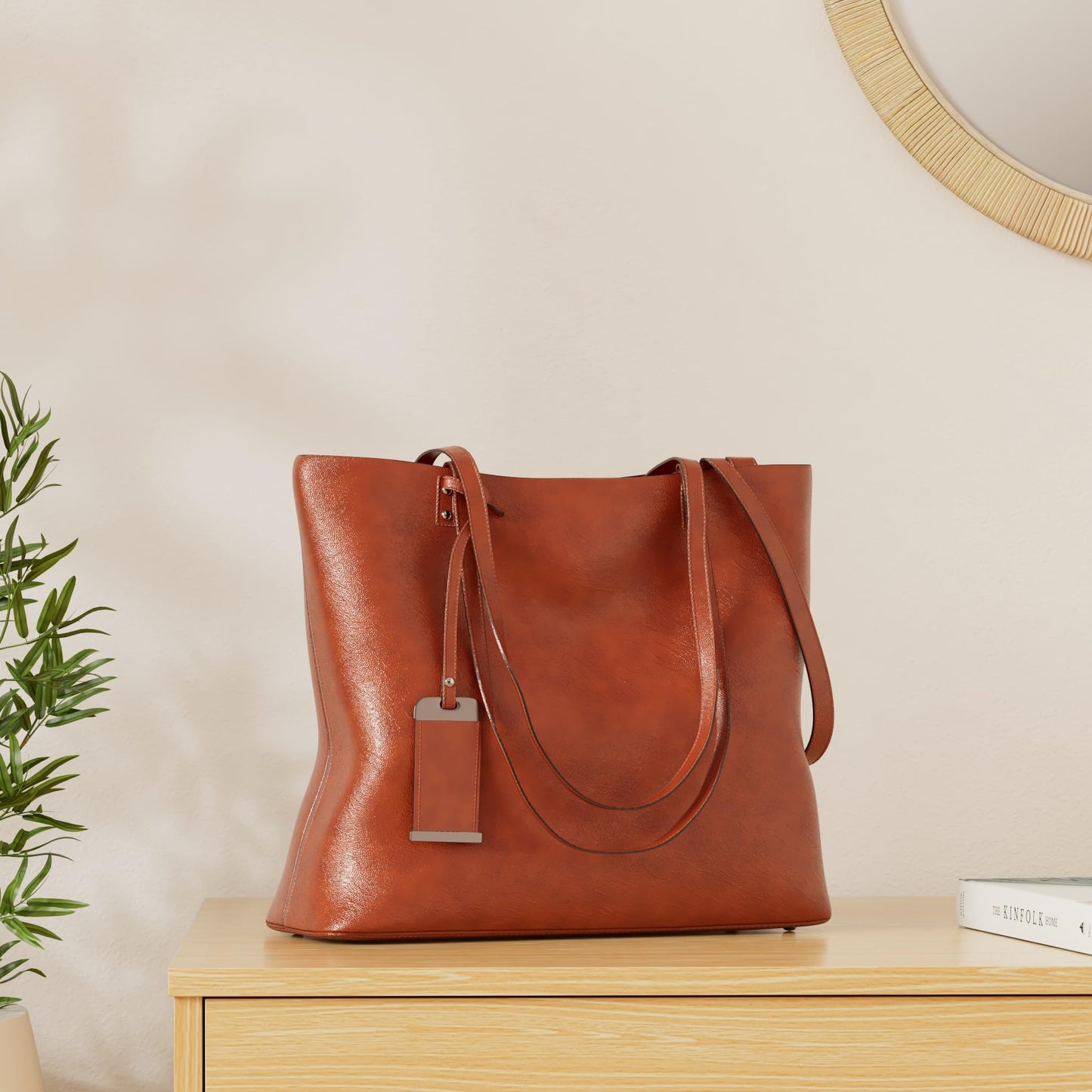 ALARION Women Top Handle Satchel Handbags Shoulder Bag Messenger Tote Bag Purse