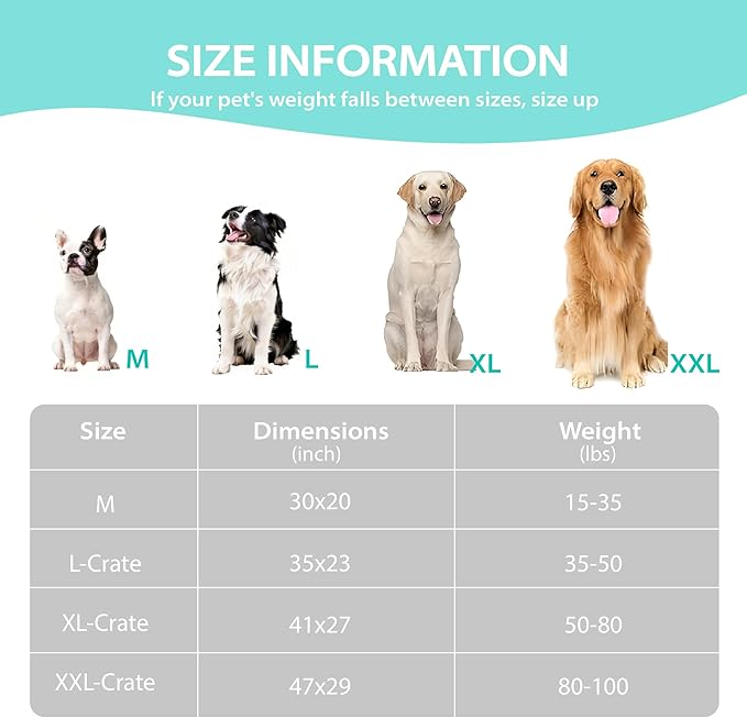 Cooling Dog Bed for Medium Dogs - Orthopedic Pet Beds with Memory Foam, QMAX>0.5, Waterproof Removable Washable Cover for Hot Weather, Gery, 30" L x 20" W x 3" H