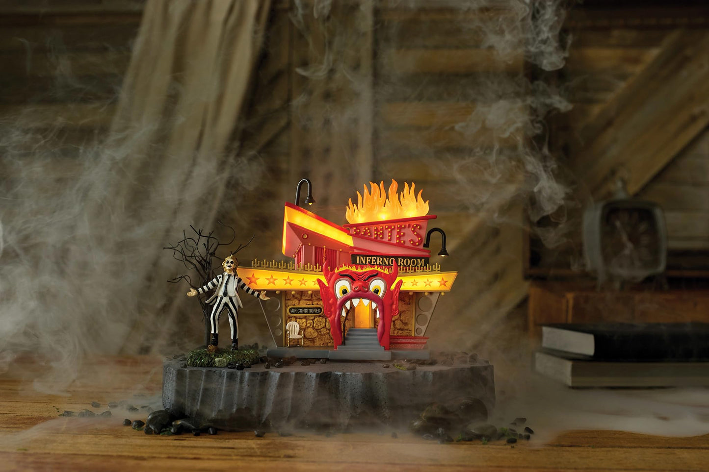 Department 56 Beetlejuice Village Accessories Say it Three Times Figurine, 4 Inch, Multicolor