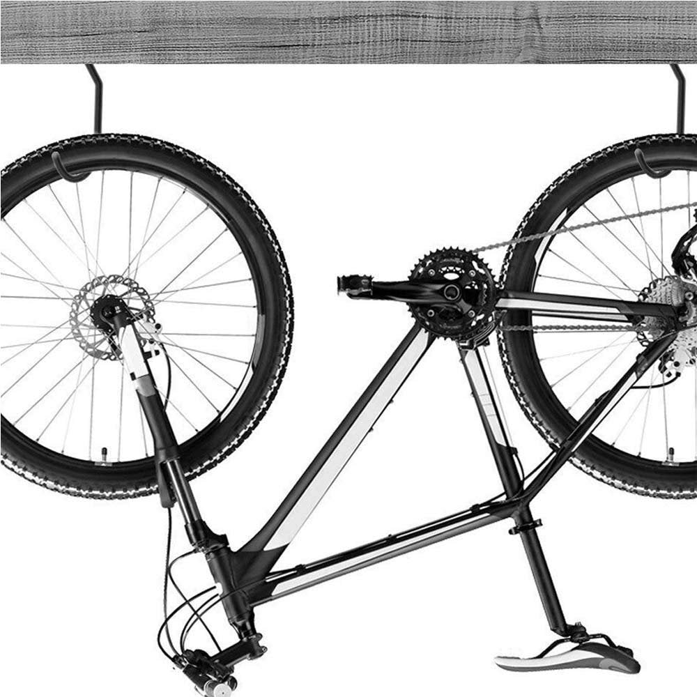 AIYoo Heavy Duty Bike Hook for Garage Ceiling, 6 PCS Garage Storage System Hooks Loading Capacity 100 LBS, Large Screw Bike Hooks for Garage Wall and Garage Ceiling, Outdoor String Lights Plants hooks