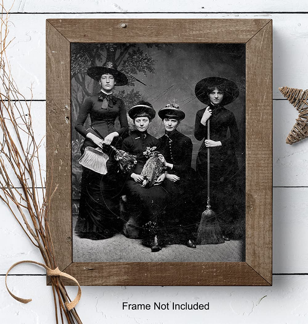Victorian Witch Photography Gothic Wall Decor - Wiccan Pagan Art 8x10