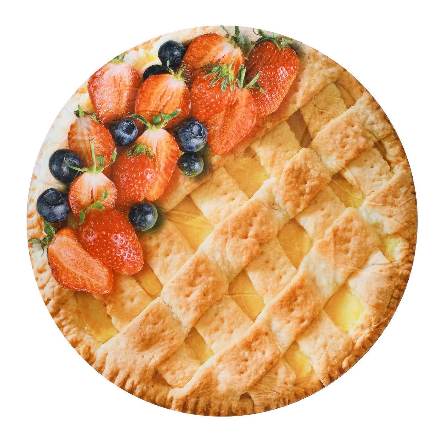Catalonia Funny Fruit Pie Wrap Blanket for Kids & Adults, Quirk Gifts for Teenage Boys & Girls, Halloween Throw Blanket for Bed & Sofa, 59 inch