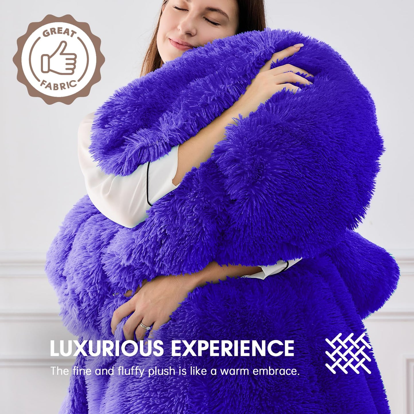 Heated Electric Blanket Throw,Warm Winter Birthday Gifts for Women Her Grandma-Faux Fur with Soft Sherpa,10 Heat Settings,5 Time Settings with Fast Heating, 50x60, Rainbow