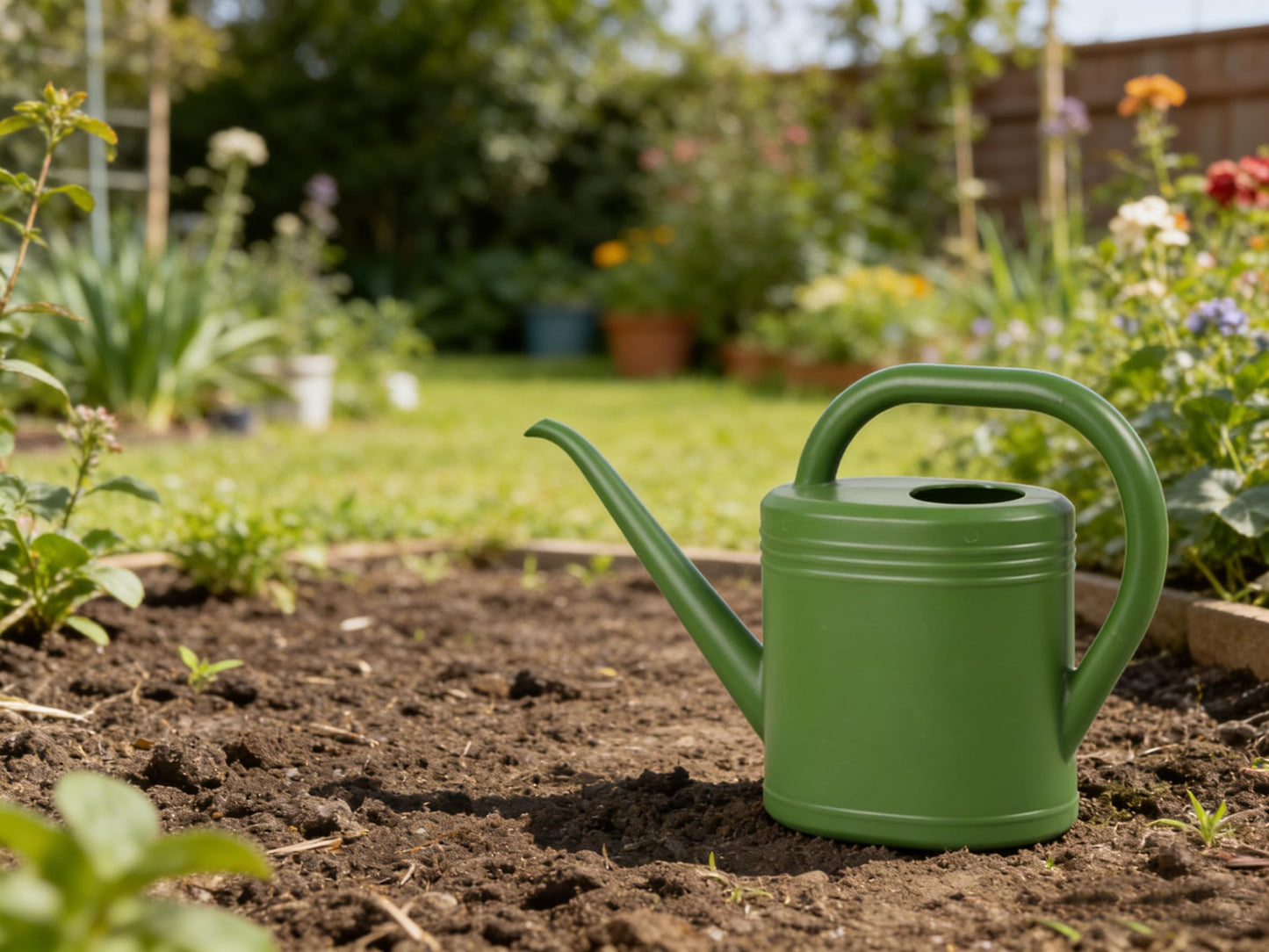 0.5 Gallon Watering Can for Indoor & Outdoor Plants - Small Watering Can with Long Spout for Precise Watering - Ideal for Bonsai, Seedlings, Houseplants, Flowers & Greenhouses