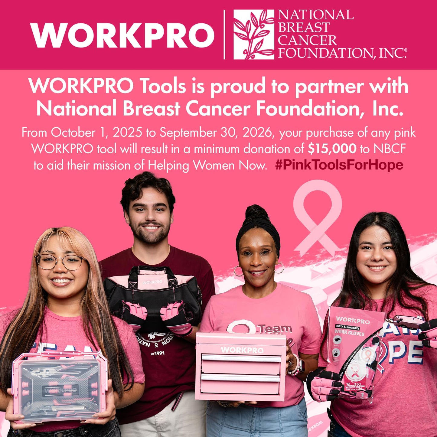 WORKPRO 6-Piece Pink Garden Tool Set, Heavy Duty Gardening Hand Tools with Soft Rubber Handle, Including Trowel, Rakes, 2-in-1 Hoe and Crack Weeder, Ideal Gardening Gifts for Men and Women