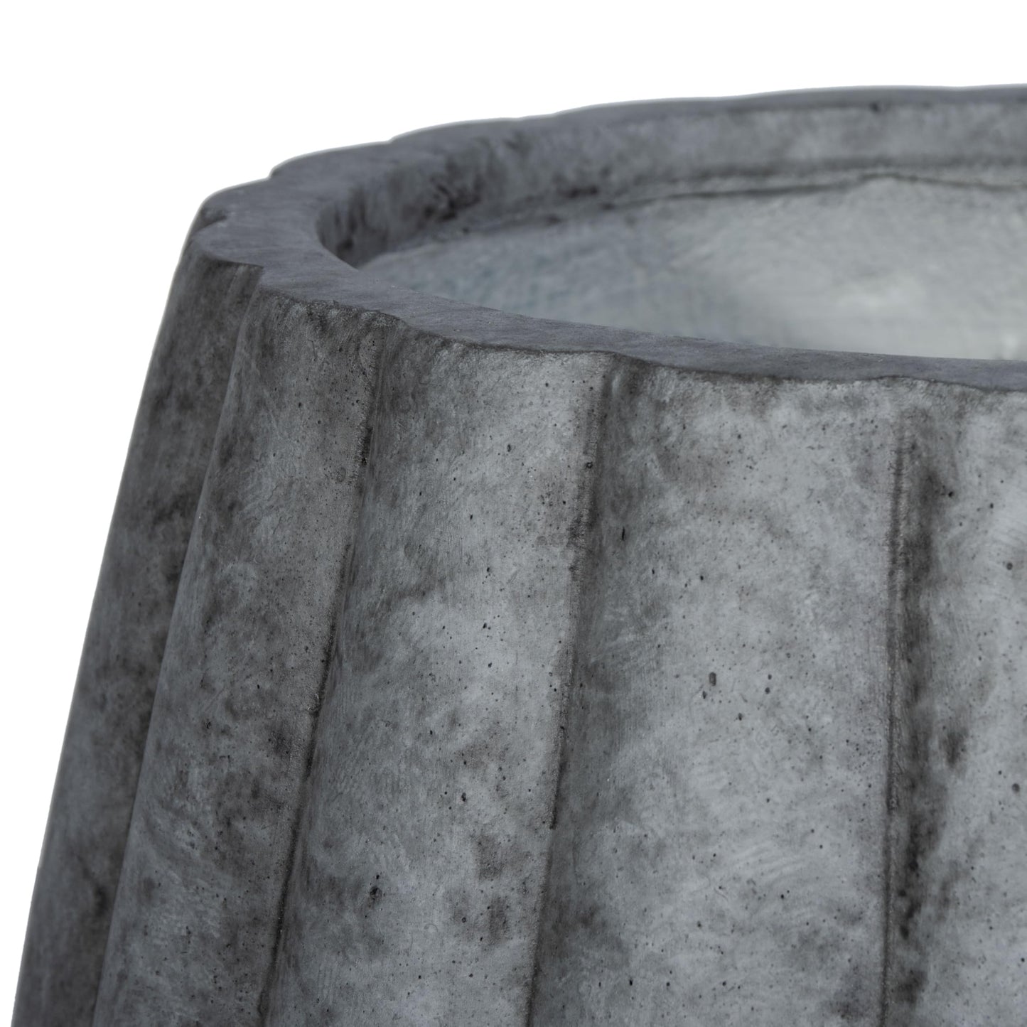 Safavieh Outdoor Collection Kaston Grey Concrete Planter (Fully Assembled)