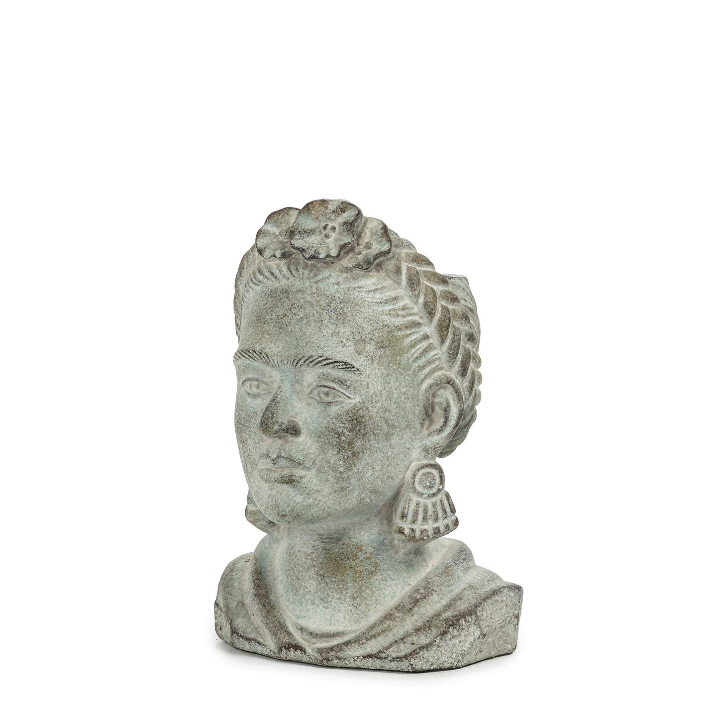 Abbott Collection Small Woman with Unibrow Head Planter-8" H