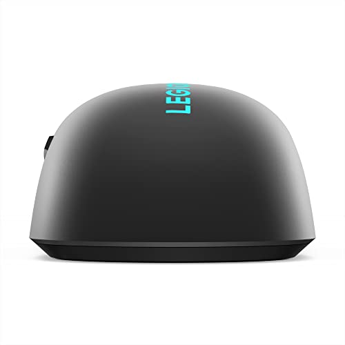 Lenovo Legion M410 Wireless RGB Gaming Mouse – 6 Button Palm Grip Mouse with 16,000 DPI, 53 Hour Rechargeable Battery, 2-Zone RGB Lighting, NVIDIA Reflex Compatible