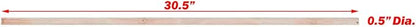 New Natural Wood Perches for Bird Cage, Many Sizes (24")
