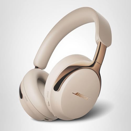 Bose QuietComfort Ultra Bluetooth Headphones (2nd Gen), Wireless Headphones with Spatial Audio, Over Ear Noise Cancelling with Mic, Up to 30 Hours of Play time, Driftwood Sand - Limited Edition
