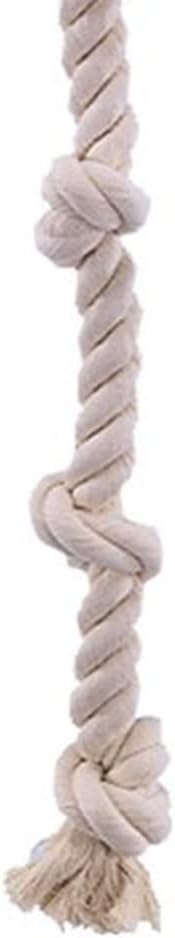Bird Rope Toy with Knots Cotton Rope Cage Hanging Swing Parrot Bungee Toy for Chewing Climbing 15.74in in Length
