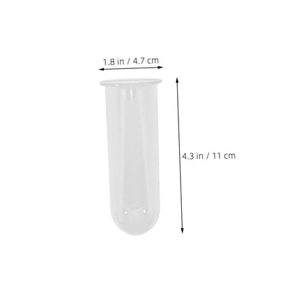 BESPORTBLE 5pcs Glass Test Tube Vases Set Hydroponic Plant Vase for Balcony Flower Preservation Plant Terrarium Indoor Planter