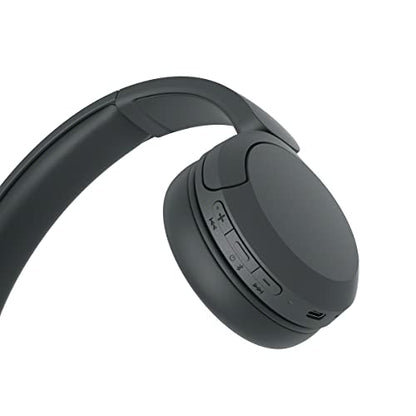 Sony WH-CH520 Wireless Headphones Bluetooth On-Ear Headset with Microphone and up to 50 Hours Battery Life with Quick Charging, Black