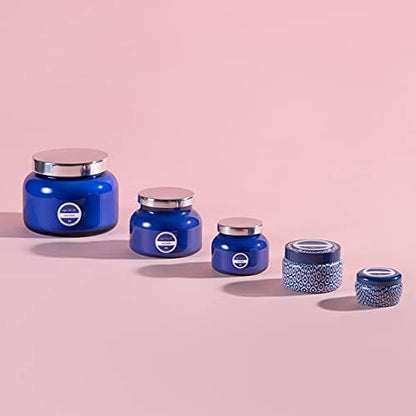Capri Blue Volcano Reed Diffuser Set - Includes Reed Diffuser Sticks, Fragrance Oil, and Glass Bottle - Luxury Scented Room Fresheners - Cobalt Blue (8 fl oz)