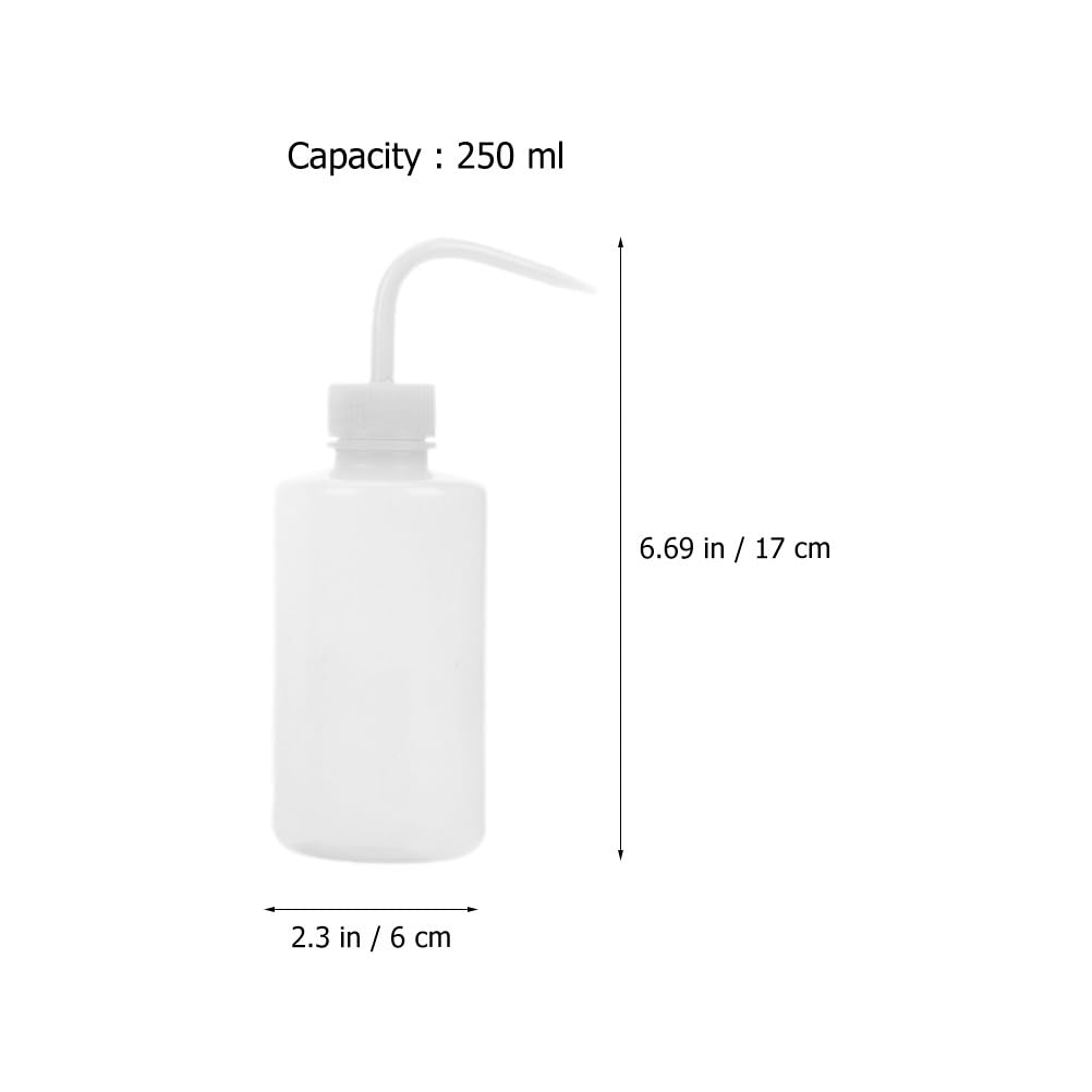 Homoyoyo 8Pack Squeeze Bottles for Liquids, Squirt Bottles for Liquids 80Z Plastic Wash Narrow Tip with Scale, Precision Watering for Indoor Plants Watering and Gardening, Lab Tattoo Cleaning