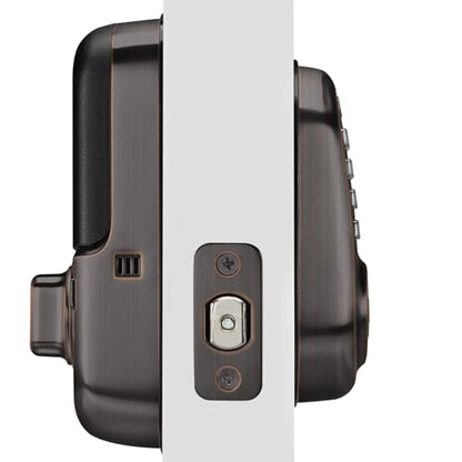 Yale Assure Lock Deadbolt, Satin Nickel Digital Touchscreen Keypad with Z-Wave and Backup Key for Front or Back Entry Door, YRD226-ZW2-619