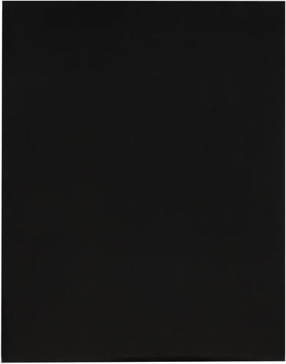 JAM PAPER Custom Printed Semi-Gloss Folders with Round Corner Pockets - Personalized Logo & Text - 12pt C1S - Black - 250/Pack