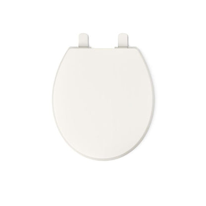 KOHLER 20111-96 Brevia, Slow Close Toilet Seat, Round Toilet Seat, Grip-Tight Bumpers Quick-Attach Hardware, Biscuit (Pack of 2)