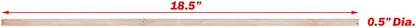New Natural Wood Perches for Bird Cage, Many Sizes (18")
