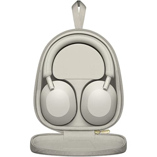 Sony WH-1000XM5 Noise Canceling Wireless Headphones - 30hr Battery Life - Over-Ear Style - Optimized for Alexa and Google Assistant - Built-in mic for Calls - Silver International Version