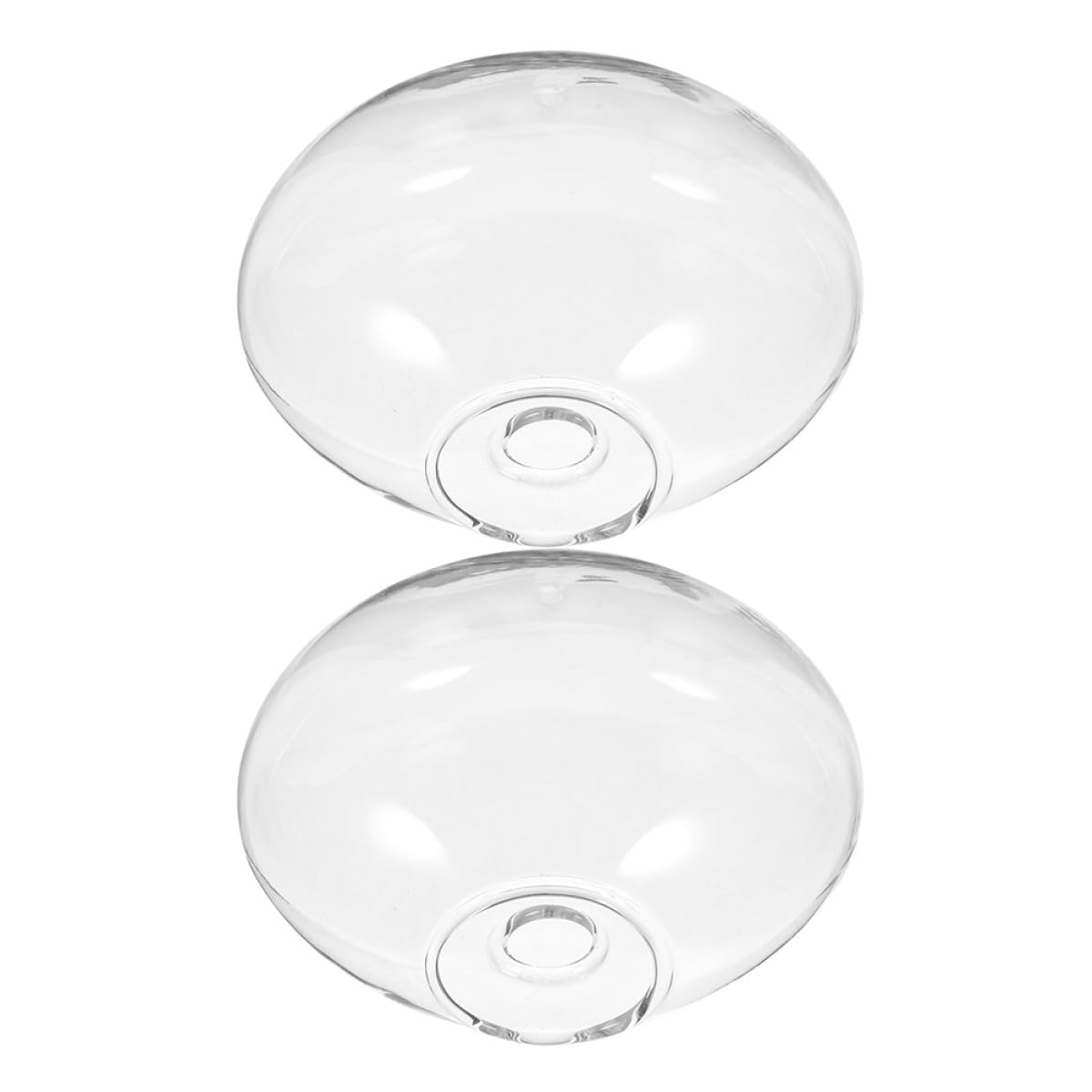 UTHCLO 2pcs Wall Hanging Hydroponic Vase Set Glass Terrarium Planter Pot for Indoor Plant Decoration