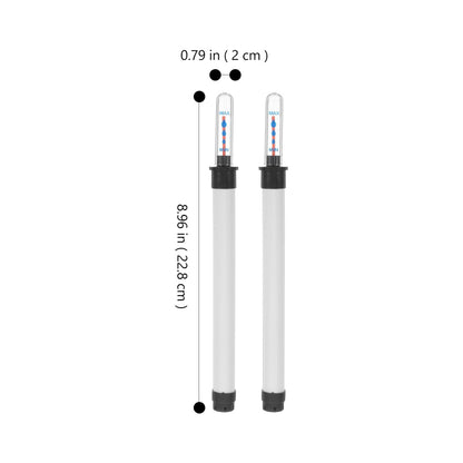 2pcs Water Level Indicator Water Level Gauge Planter Pots for Indoor Plants Gauge Plant Hydrometer Indoor Humidity Meter Flower Pot Moisture Monitor Plastic White Outdoor
