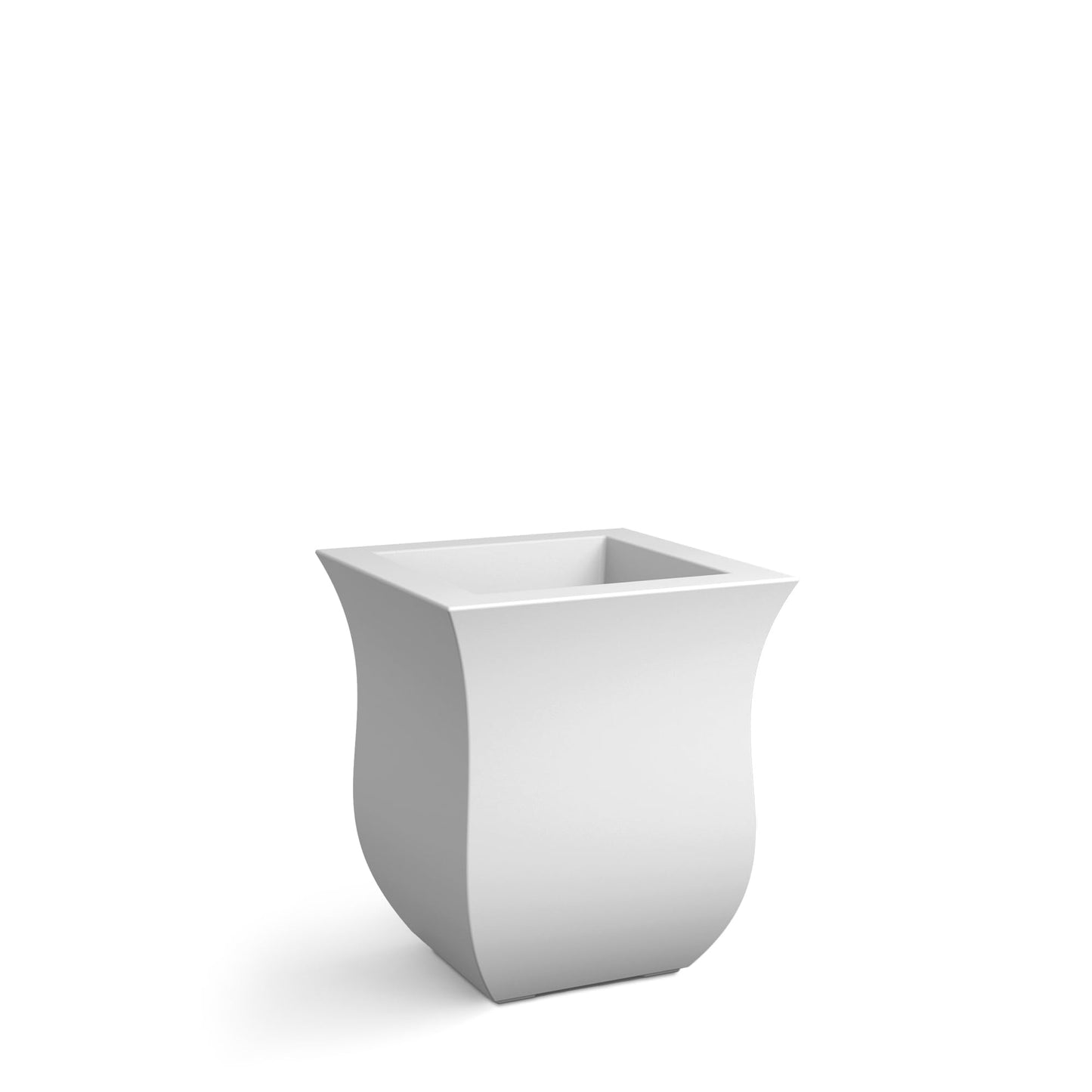 Mayne 5873-W Polyethylene Planter, White 16x16