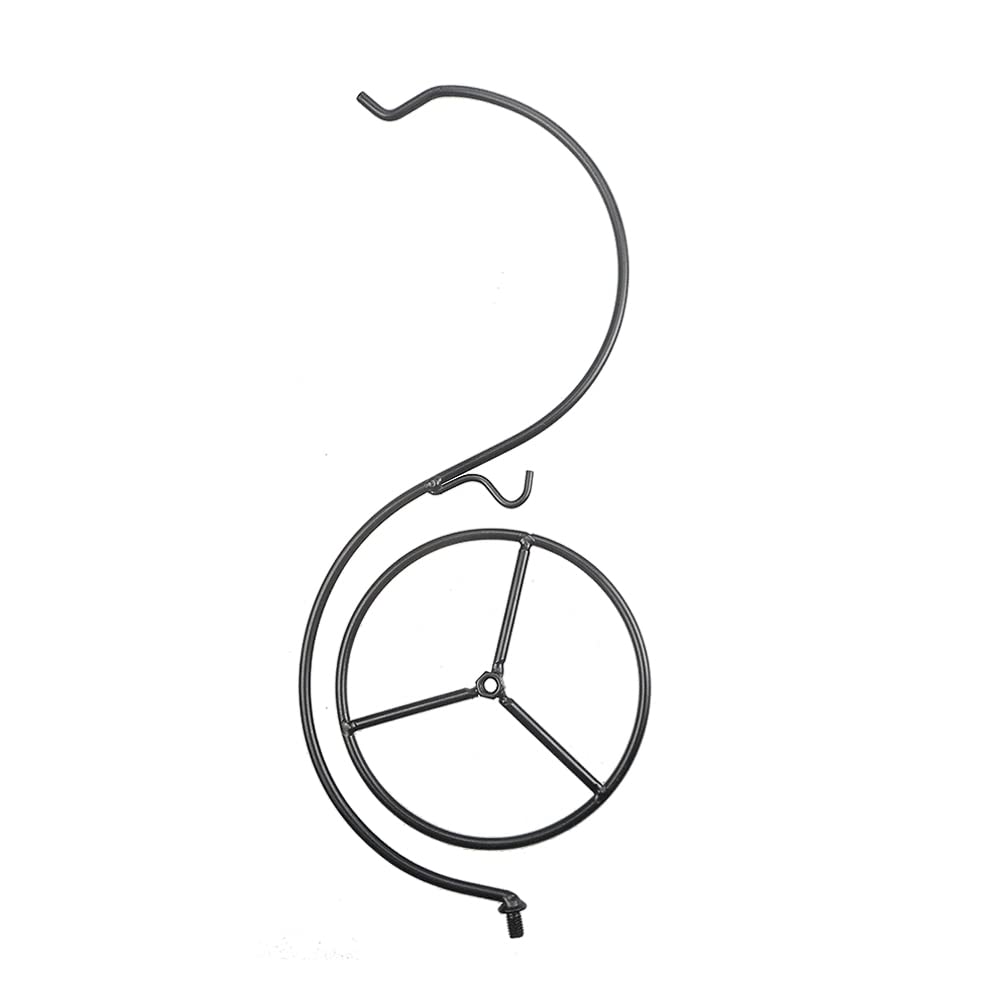 YY YEARCHY Ornament Display Stand Iron Pothook Stand for Hanging Globe Air Plant Terrarium, Witch Ball, Christmas Ornament and Home Wedding Decoration(13.4*4.9", 2PCS)