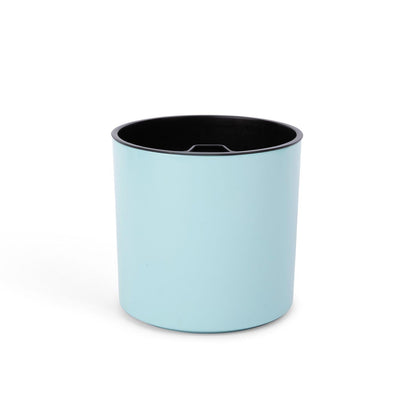 rePotme 8 inch Self Watering Plant Pot for Indoor Plants, African Violets, Succulents, The Aqua Core Collection (Ocean Blue)